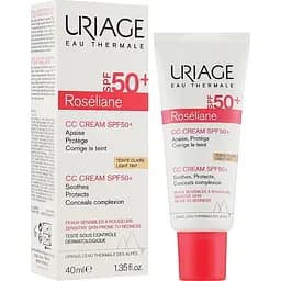 CC-крем для обличчя Uriage Roséliane SPF50+ відтінок Light 40 мл - мініатюра 3
