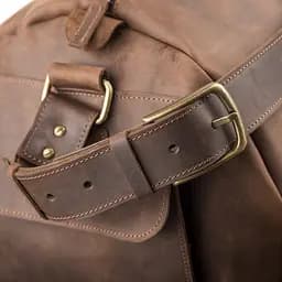 Шкіряна дорожня сумка GRANDE PELLE 55х31х24 см sum0012558 - мініатюра 7