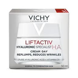 Розгладжуючий крем для обличчя Vichy Liftactiv H. A. з гіалуроновою кислотою для корекції зморшок для нормальної та комбінованої шкіри 50 мл - мініатюра 5