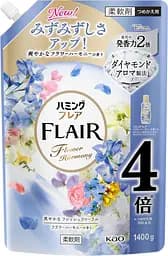 Японський кондиціонер для білизни Kao Humming Flair Flower Harmony свіжий квітковий аромат 1400 г (поповнення)