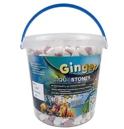 Грунт Аква Ginger Pro 1.2 кг №22 микс красно-белый 5-10 мм 