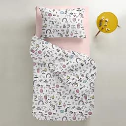 Набір простирадл на резинці Cosas ROSE DOTS 60х120х12 см (SetSheet_Rose_DotsRose_120x60) - мініатюра 5