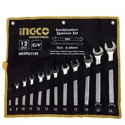 Набор ключей Ingco Industrial гаечных комбинированных 6-24 мм (HKSPA1142)