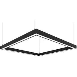 Лінійний світлодіодний світильник X-LED Квадрат LSNK-160b 160 Вт 840x840 мм чорний