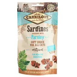 Лакомство для кошек Carnilove Cat Semi Moist Snack сардина и петрушка 50 г