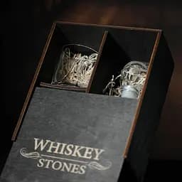 Подарунковий набір віскі Whiskey Stones №12 у дерев'яному пеналі - графин Pasabahce + склянки Luna - мініатюра 6