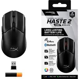 Мишка HyperX Pulsefire Haste 2 Core Wireless Black (8R2E6AA) - мініатюра 9