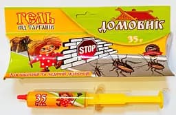 Гель-шприц від тарганів та мурах Домовик 35 г