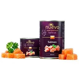 Консерва для кішок (лосось) Nuevo Adult Salmon 200 г