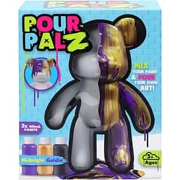 Набір для творчості ToyMonster Pour Palz Ведмедик Опівнічне золото S2 (GS-G25029)