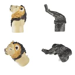 Набір пальчикових ляльок Same Toy Слон та Лев 2 шт. (X241UT-2)