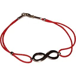 Браслет Qvaliz Бесконечность из текстиля с серебряными вставками. 905-00576 14,5