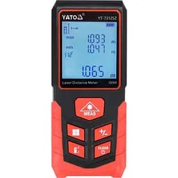 Лазерный дальномер Yato с LCD-дисплеем 100 м (YT-731252)