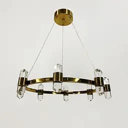 Элегантная люстра с хрустальными элементами Ø 60 см Ст. MJ 237-600 AB | Line F