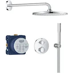 Душова система прихованого монтажу термостатична Grohe QuickFix Precision з Vitalio Rain Mono 310 34880000, Хром