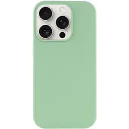 Чехол Epik Silicone Case Full Protective AA NO LOGO для Apple iPhone 16 Pro 6.3 Зеленый/Pistachio