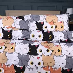 Комплект постільної білизни MirSon Ranforce Elite Funny Cat Полуторний (2200011041957) - мініатюра 2