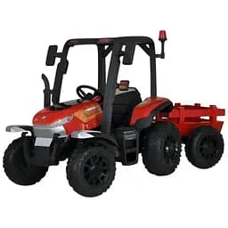 Електромобіль дитячий Трактор M 4844EBLR-3 EVA 2мотори200W шкіра TF червоний