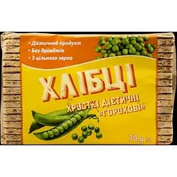 Хлебцы хрустящие New гороховые 70 г