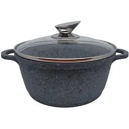 Кастрюля Krauzer Granite Line с крышкой 20 см 2.3 л (77051)