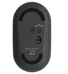 Миша бездротова Logitech Pebble Mouse 2 M350s, Tonal Graphite, Bluetooth / USB Logi Bolt, 400-4000 dpi, 3 кнопки, 1xAA, *Logi Bolt у комплекті не йде (910-007015) - мініатюра 3