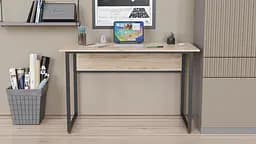 Компьютерный стол Ferrum-decor Коди 75x100x70 черный ДСП Дуб Сан-Марино 16мм (FRD-103764)