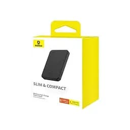 Магнітний павербанк Baseus Magnetic 5000 mAh 20 W з бездротовою зарядкою MagSafe та індикатором заряду чорний - мініатюра 5