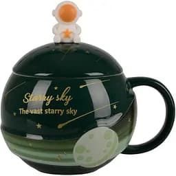 Чашка Led Starry Sky с крышкой и ложкой 300 мл (B060375)