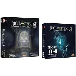 Настольная игра Geekach Games Война Кольца. Карточная игра с дополнением Против тени (укр.) + уникальное промо! (GKCH102WR+1)