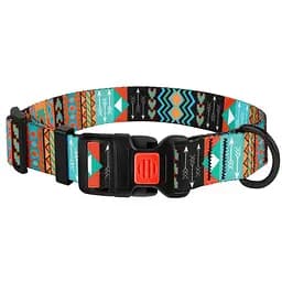 Нашийник для собак BronzeDog Urban застібка пластикова ацтеки XL