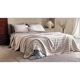 Муслиновое покрывало Saheser Striped Mavi 230х250 см pbe0051330