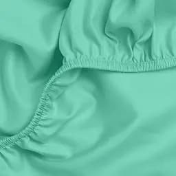Простирадло на резинці Cosas в дитяче ліжечко сатин MINT 70х140х12 см (39Satin_Mint_70x140x12) - мініатюра 2