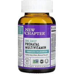 Мультівітаміни для вагітних New Chapter One Daily Prenatal Multivitamin 30 капсул