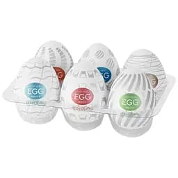 Набір яєць мастурбаторів Tenga Egg New Standard Pack 6 яєць