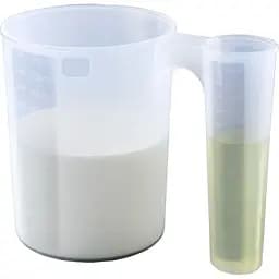 Подвійний мірний стакан 1.2 л + 130 мл (123230)