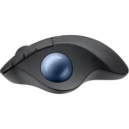 Миша бездротова Logitech Ergo M575S Graphite + Blue Ball (910-007029) - мініатюра 6