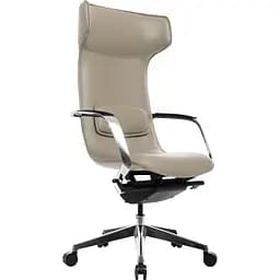 Офисное кресло GT Racer X-003F Leather, темно-бежевое (X-003F LEATHER Dark Beige)