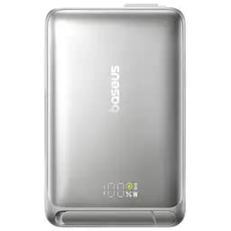 Портативний ЗП Power Bank Baseus Nomos Qi2 Kickstand OS with Cable 45W з БЗП 10000 mAh (P10078800) Lunar Gray - мініатюра 3