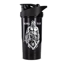 Шейкер Progress Nutrition 'Cossack Character' The Will To Life 700 мл, Black