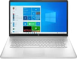 Ноутбук HP 17-cn0014ru 17.3FHD IPS AG/Intel i5-1135G7/16/1000+256F/NVD350-2/W10/Silver (4F789EA)