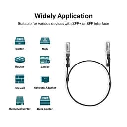 TP-Link Кабель Direct Attach SFP+ Cable for_10 Gigabit connections Up to 1m - мініатюра 4