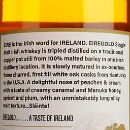 Віскі Eiregold Special Reserve Single Malt Irish Whiskey, 40%, 0,7 л - мініатюра 5