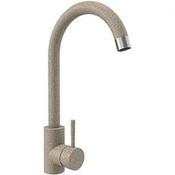 Смеситель кухонный Platinum Germece NА3008A поворотный однорычажный из нержавеющей стали карамель (SP000030344)