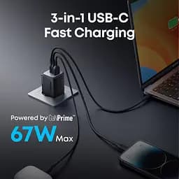 Мережевий зарядний пристрій GaNPrime Charger - 67W Anker teh0026811 - мініатюра 4