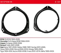 Проставки під динаміки 165 мм / 6.5" ACV 271230-05 для автомобілів Opel, BMW, Mecedes, Nissan, Renault - мініатюра 4