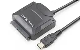 Переходник USB 3.1 Type-C SATA III F 2.5"/3.5" 7+15 pin с БЖ
