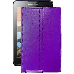 Чохол StatusCASE з екошкіри для планшету Lenovo Idea Pad A3500 Фіолетовий