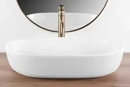 Умивальник Rea Cleo 60,5x41 white matt (REA-U9653), Матова - мініатюра 4