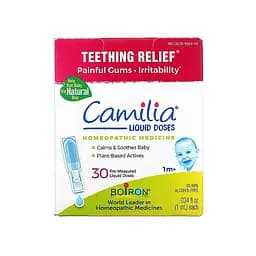 Знеболююче при прорізуванні зубів у дітей Boiron Camilia Teething Relief (1 мл х 30 шт.)