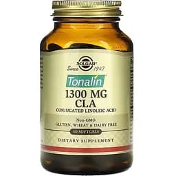 Конъюгированная линолевая кислота Solgar Tonalin CLA 1300 мг 60 желатиновых капсул
